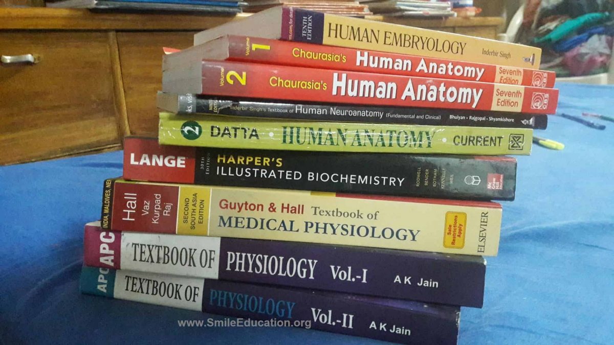 First Year MBBS in Bangladesh Medical Books Lists